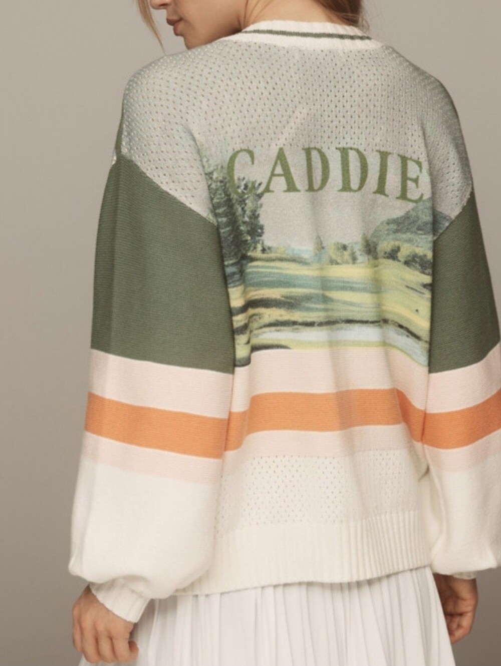 Anthropologie Daily Practice Landscaping Print Cardigan - Picture 2 of 6